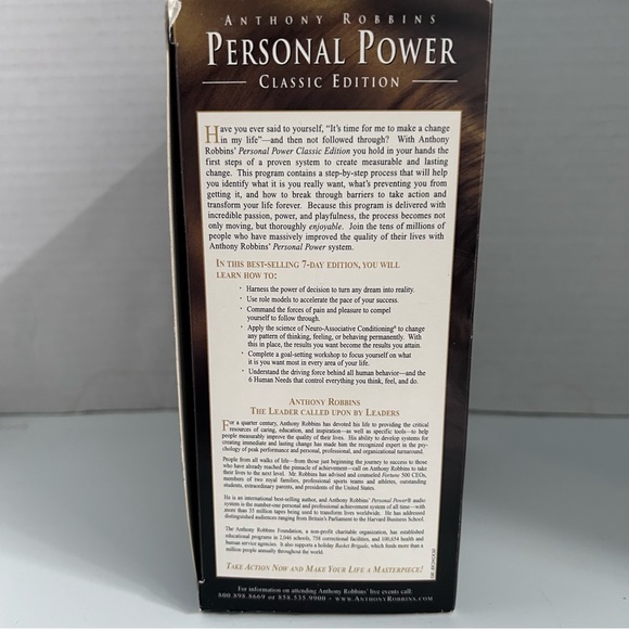 Anthony Robbins PERSONAL POWER classic edition 7-disc - Picture 3 of 13